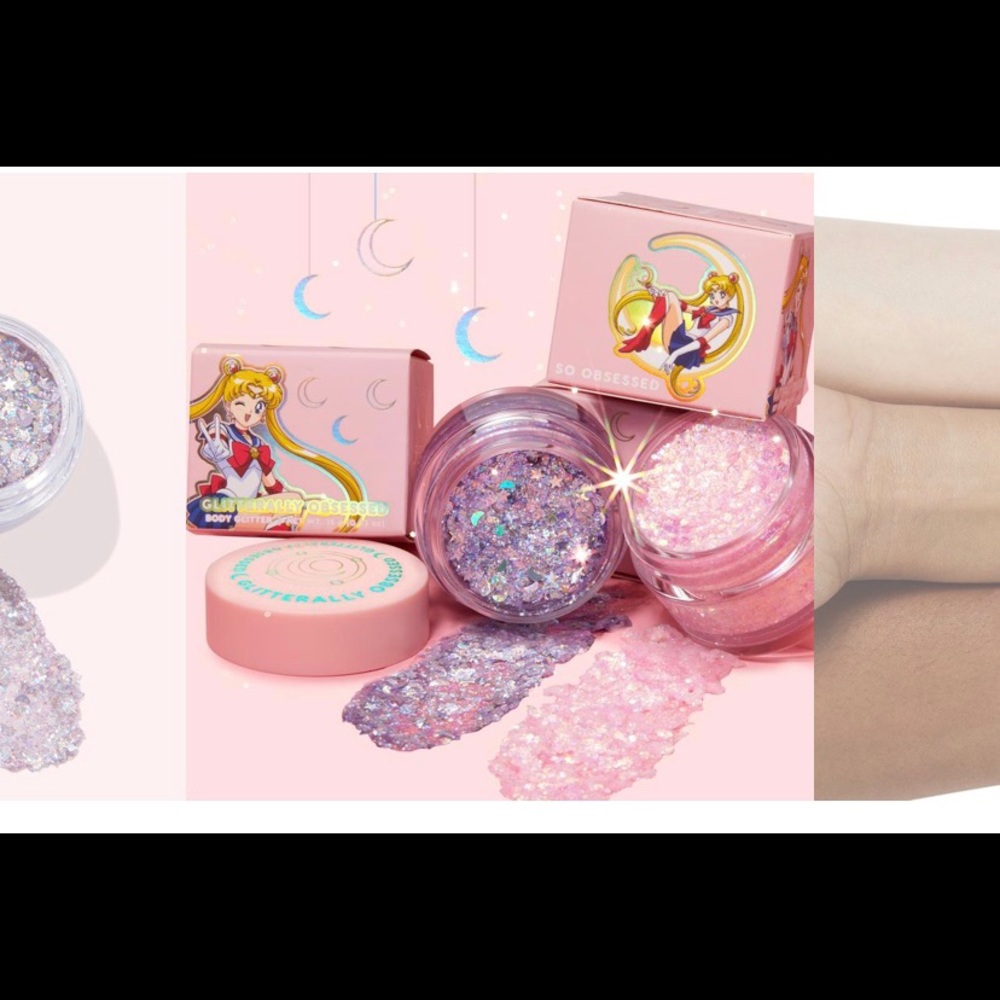 Sailor Moon x Colourpop glitter bundle
